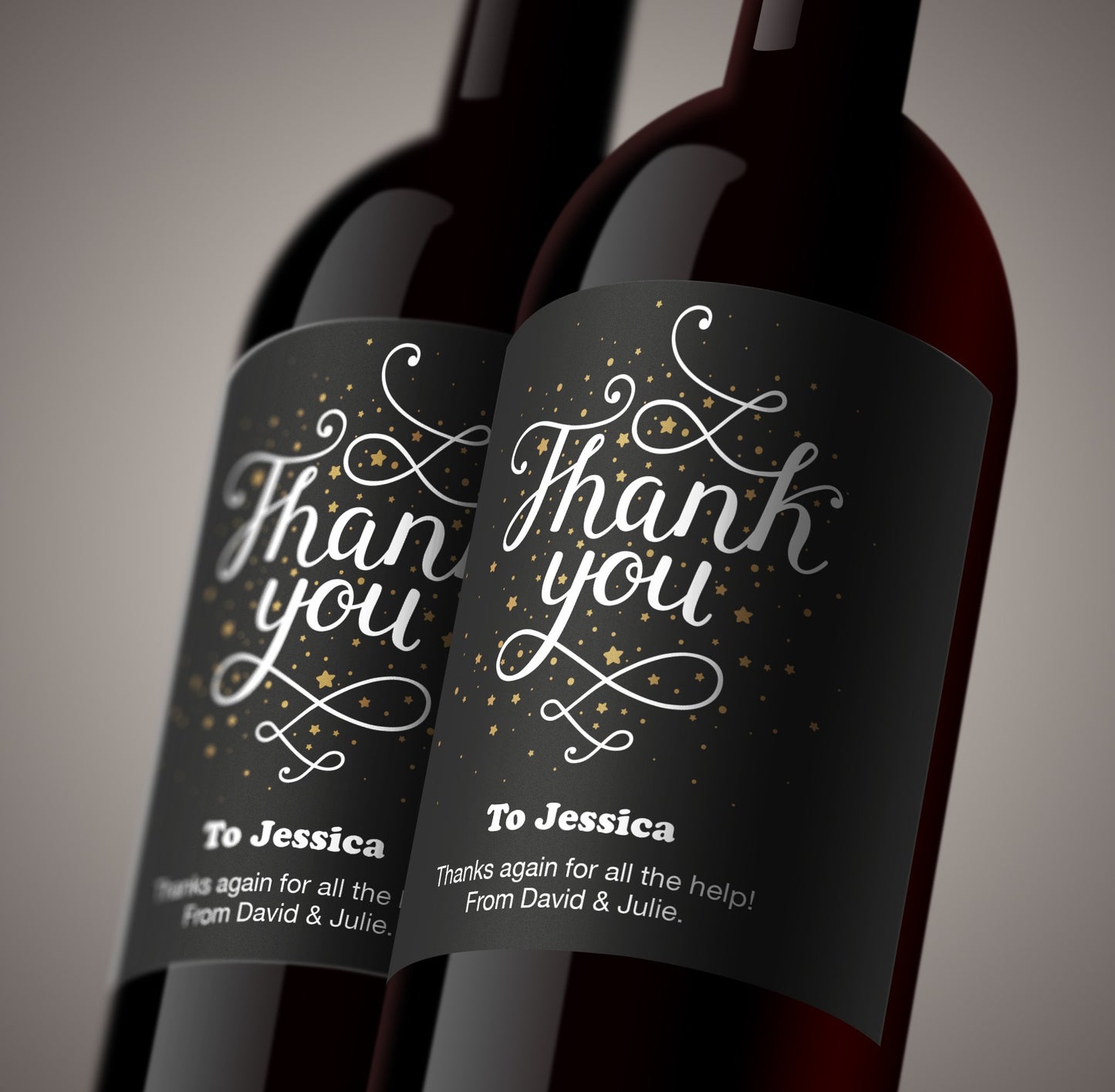 Personalized Wine Bottles